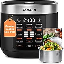 Cosori Rice Cooker 10 Cup, 24h Keep Warm, N...